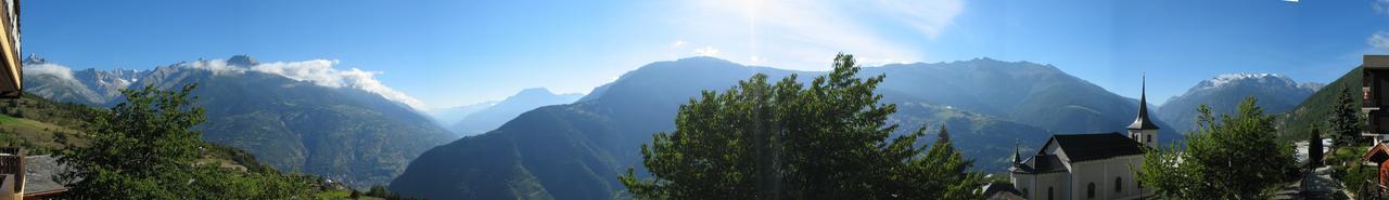 Hotel Alpenblick Zeneggen Bagian luar foto